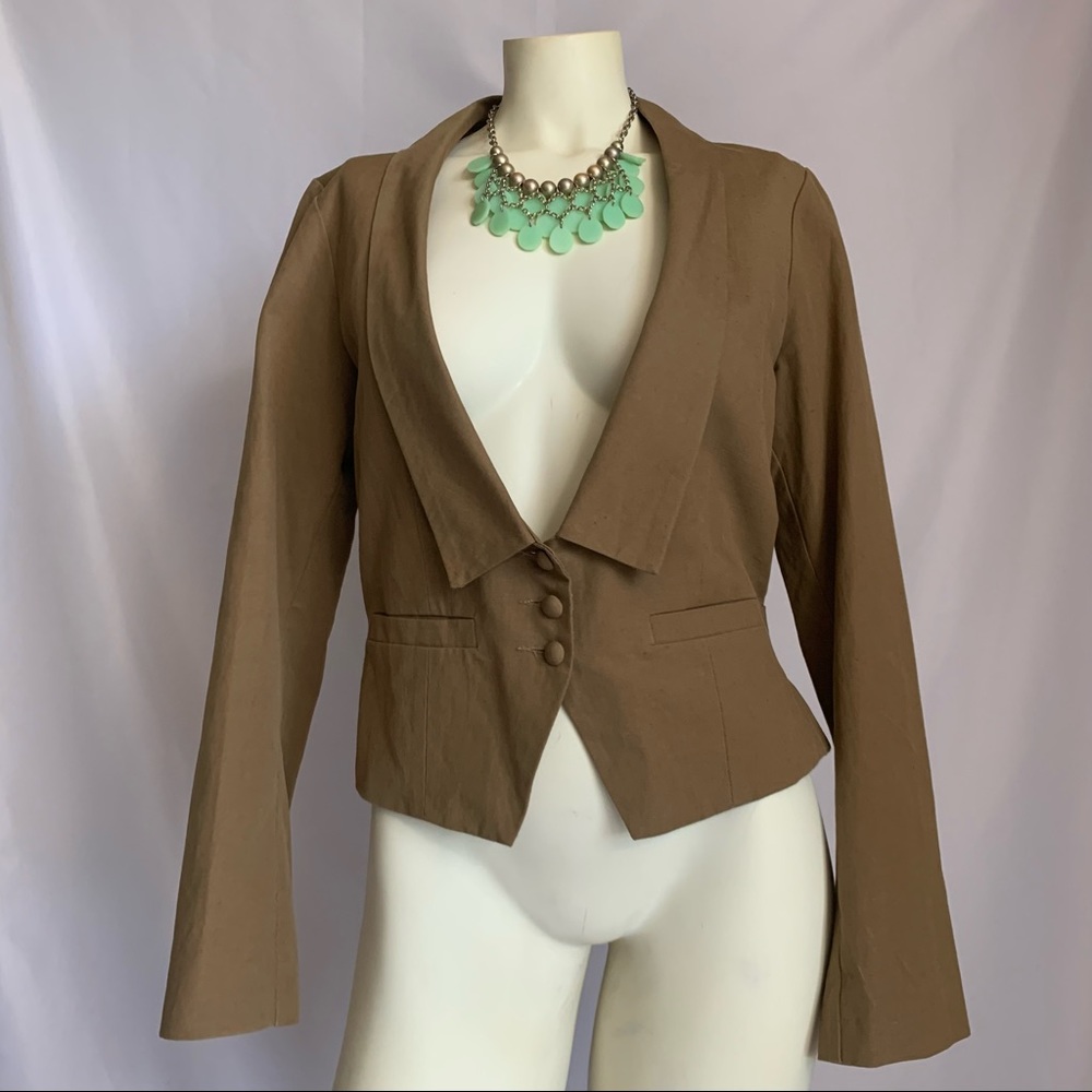 Lilith womens jacket/ blazer brown